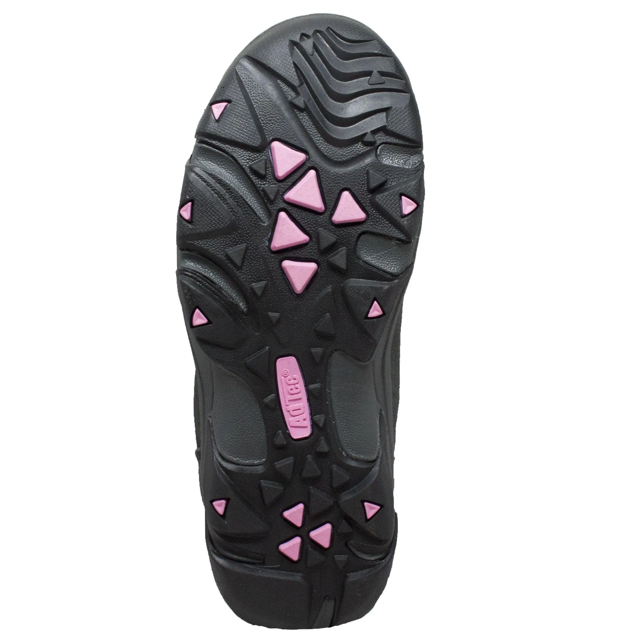 AdTec Women's Composite Toe Work Hiker Grey/Pink