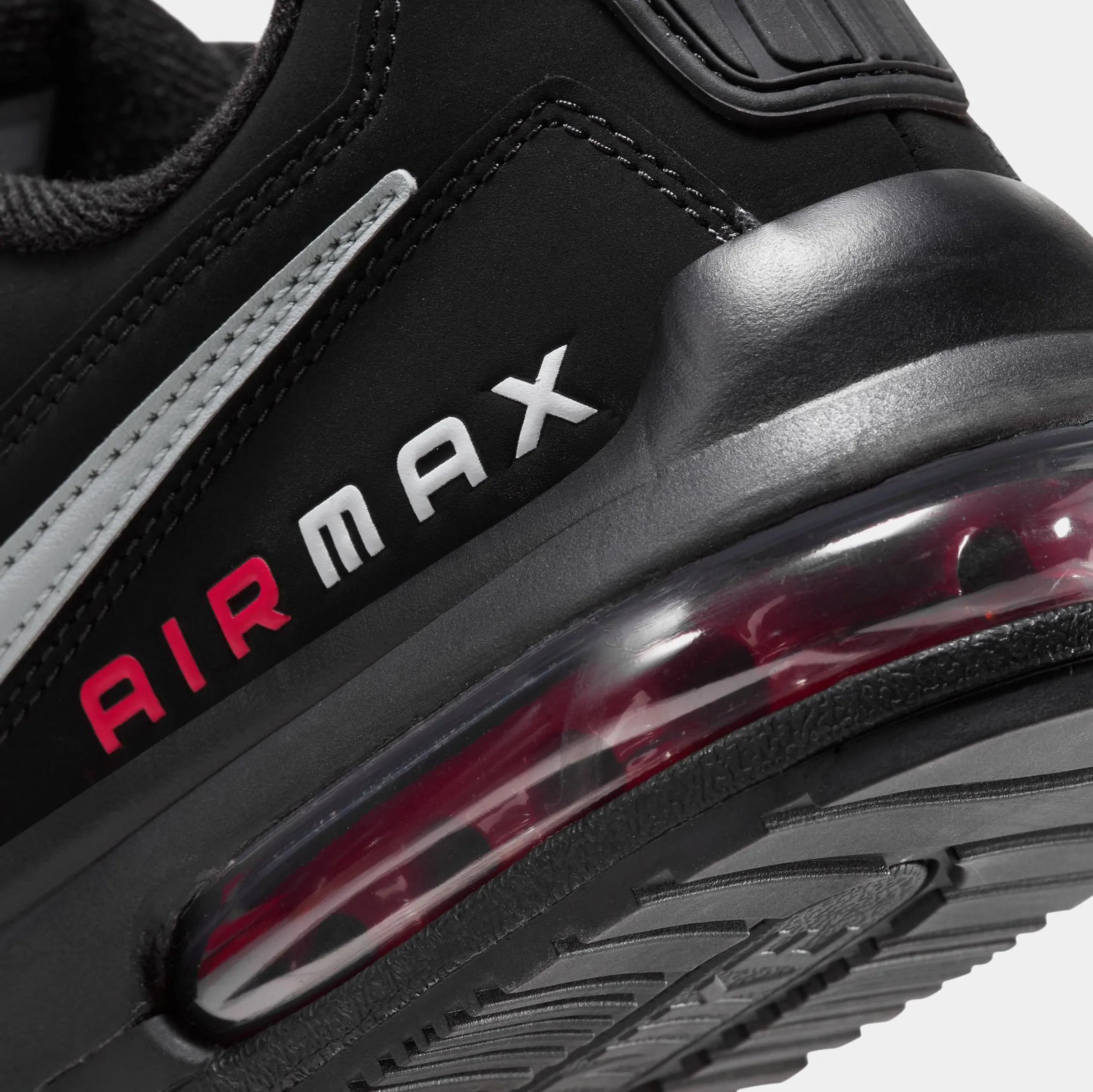 Air Max LTD 3 Black Smoke Grey Mens Running Shoes (Black/Smoke Grey/University Red)