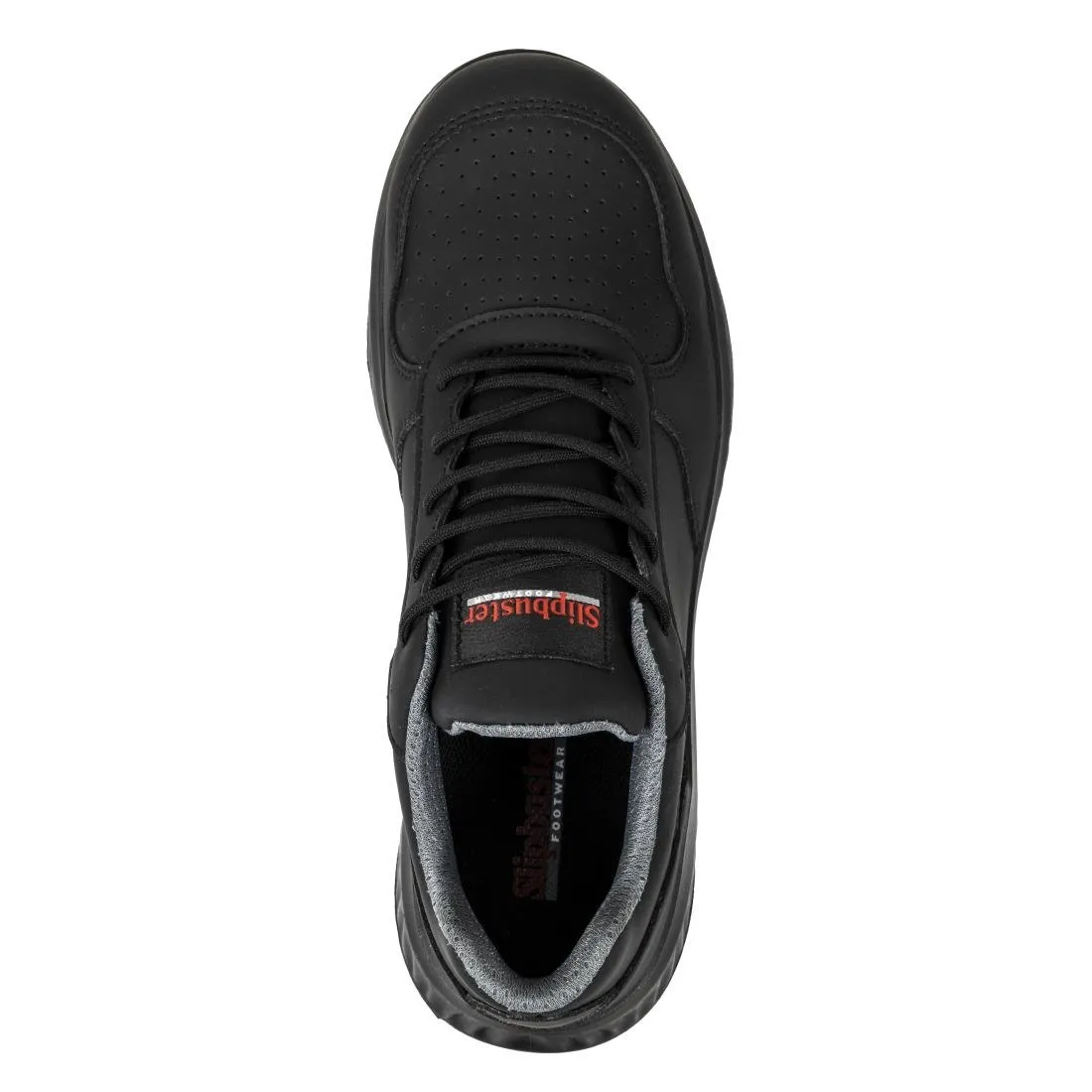 BA063-38 Slipbuster Recycled Microfibre Trainers Matte Black 38