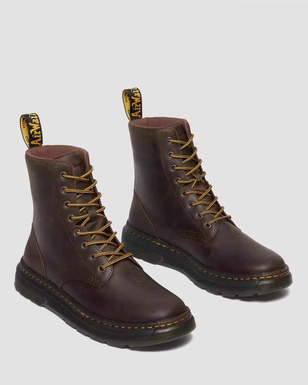 Boots Dr. Martens Crewson Crazy Horse Leather Everyday, dark brown