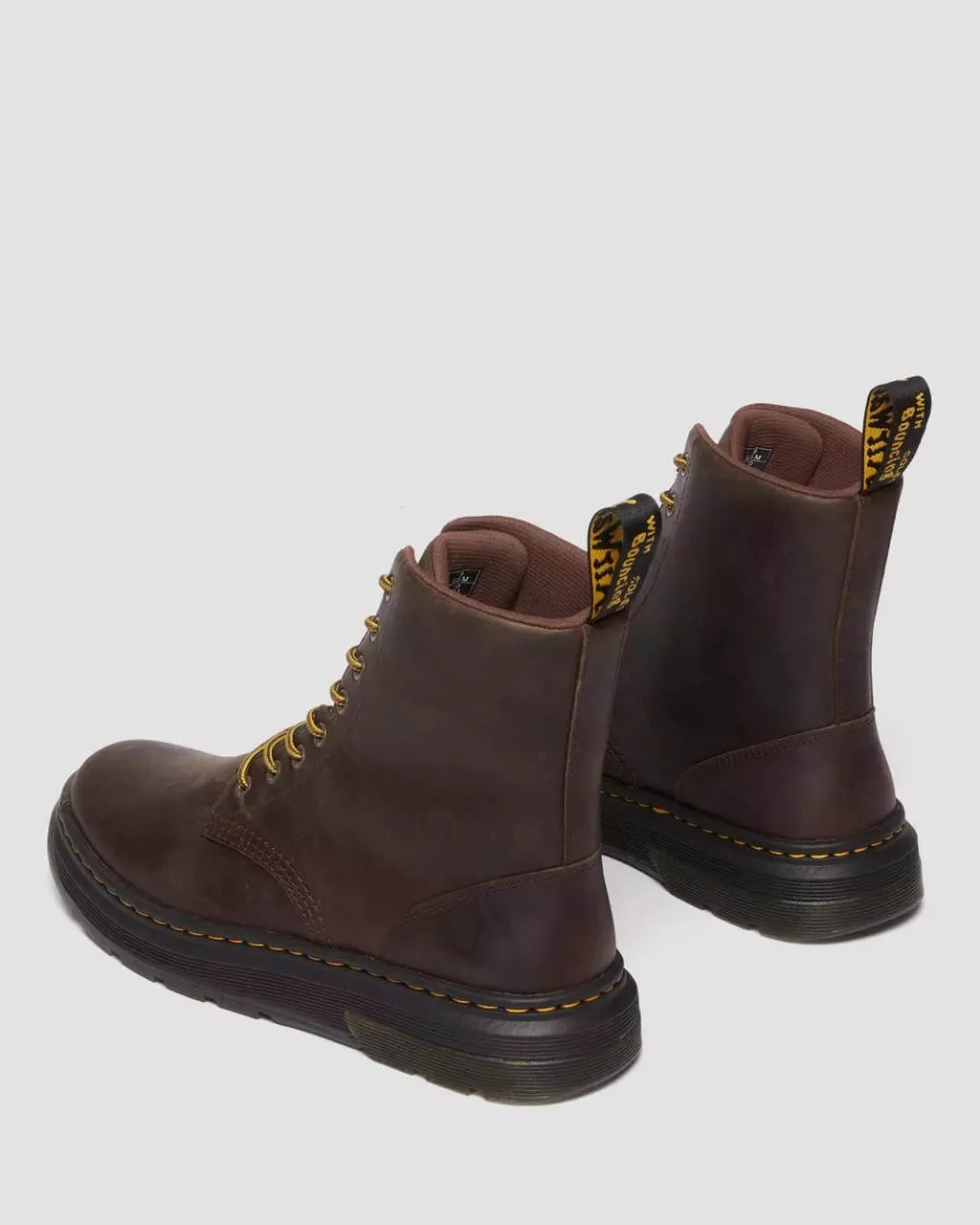 Boots Dr. Martens Crewson Crazy Horse Leather Everyday, dark brown