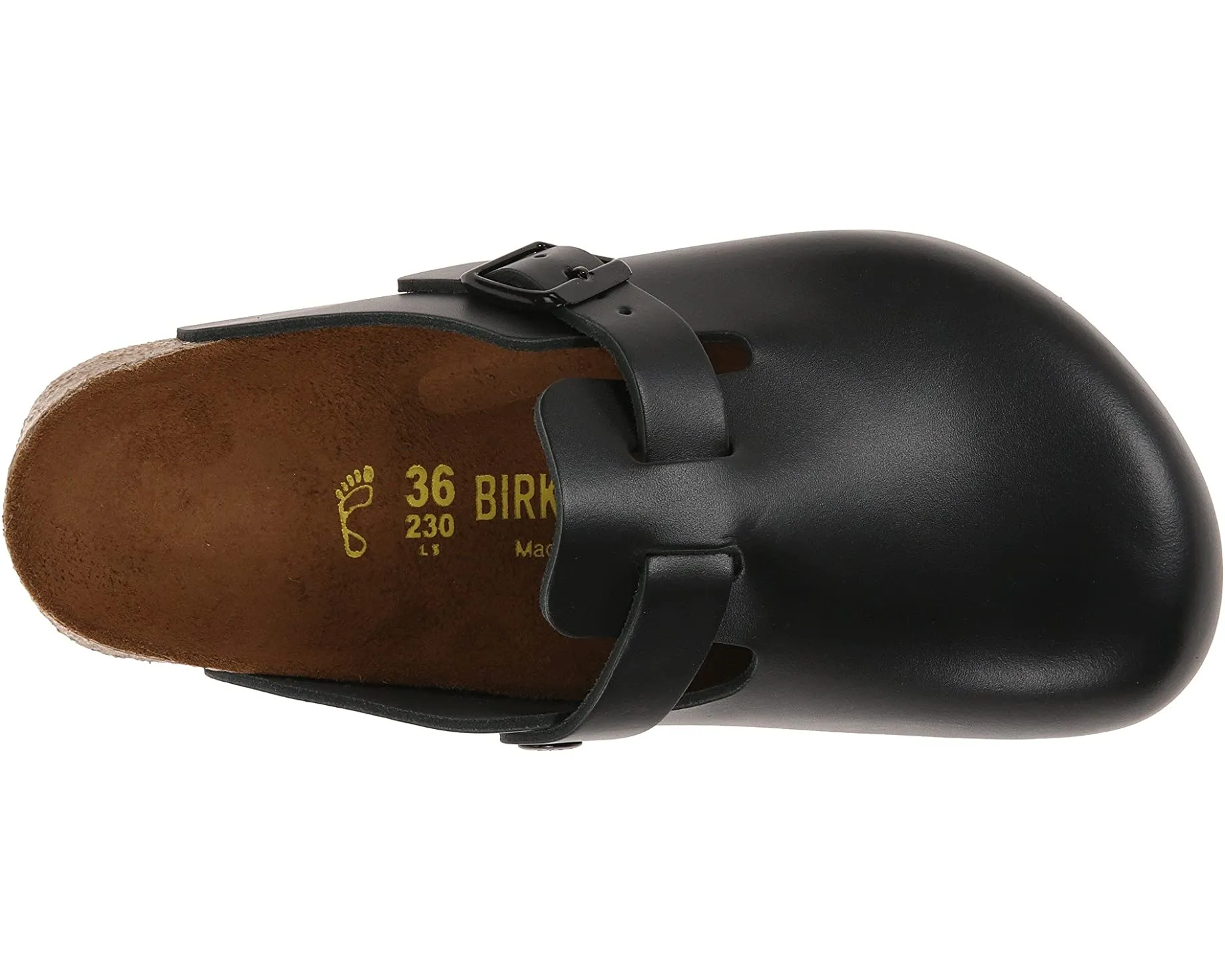 Boston Super Grip Birkenstock Clogs, leather