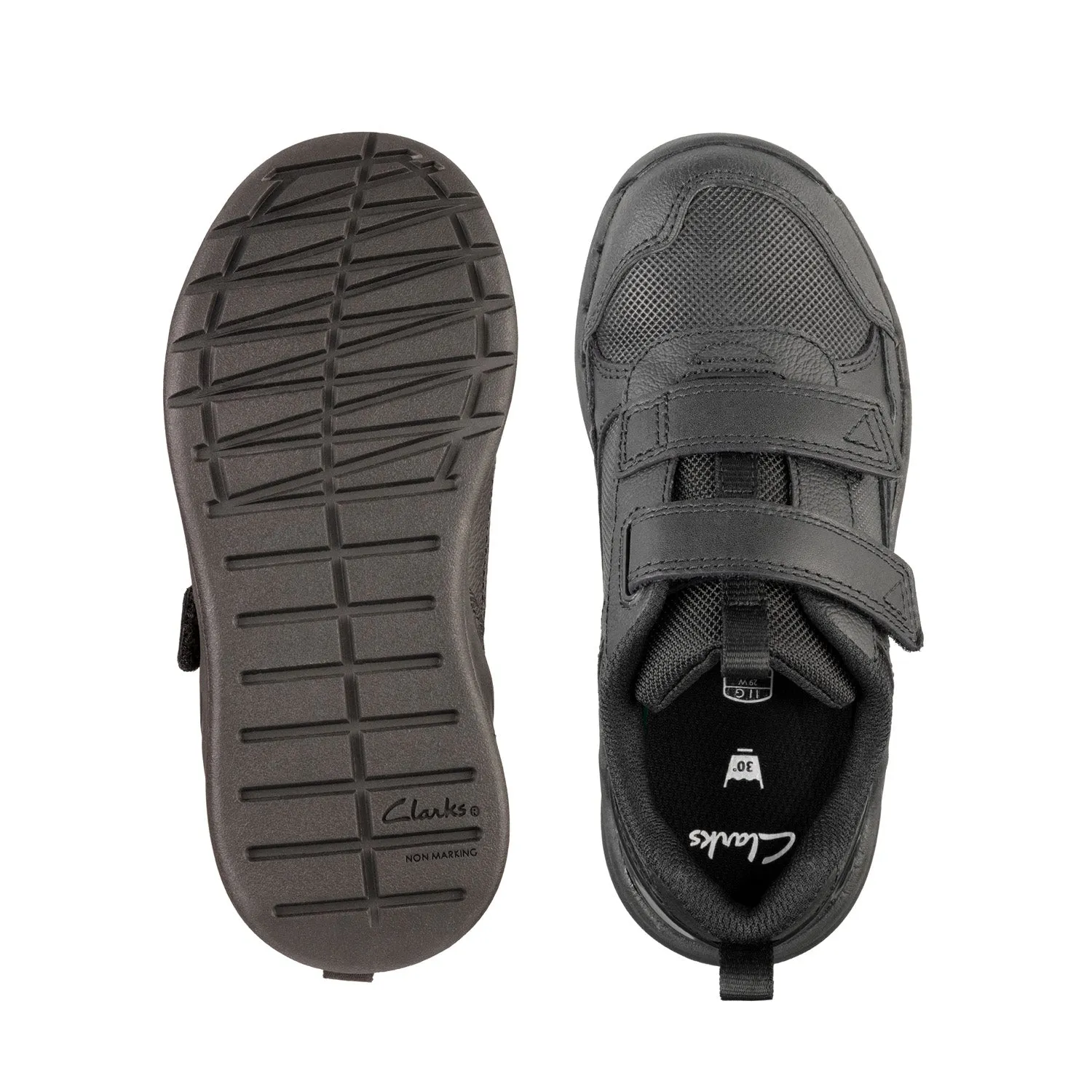 Boys - Orbit Sprint Kid Black Leather