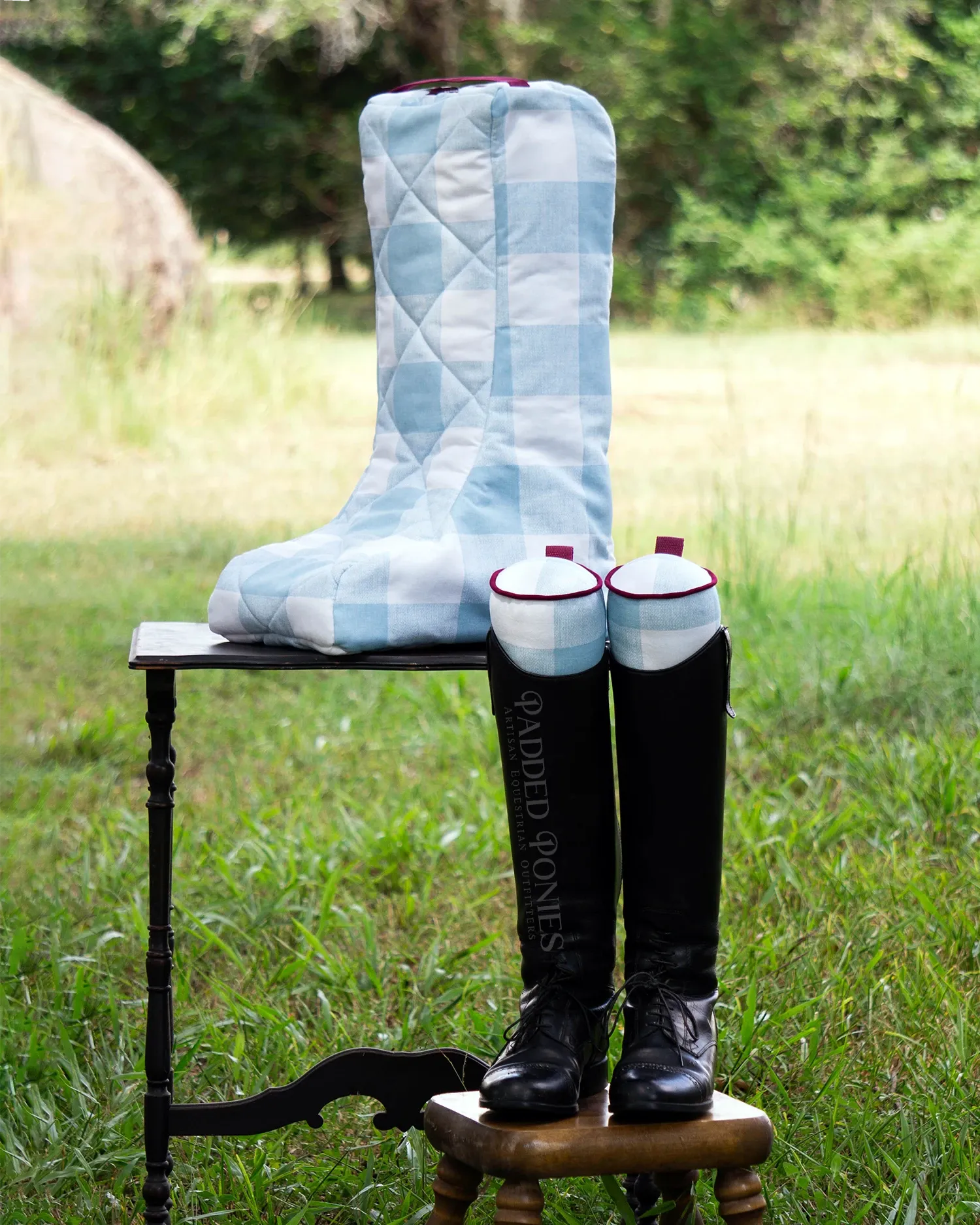 Custom Buffalo Plaid English Boot Trees