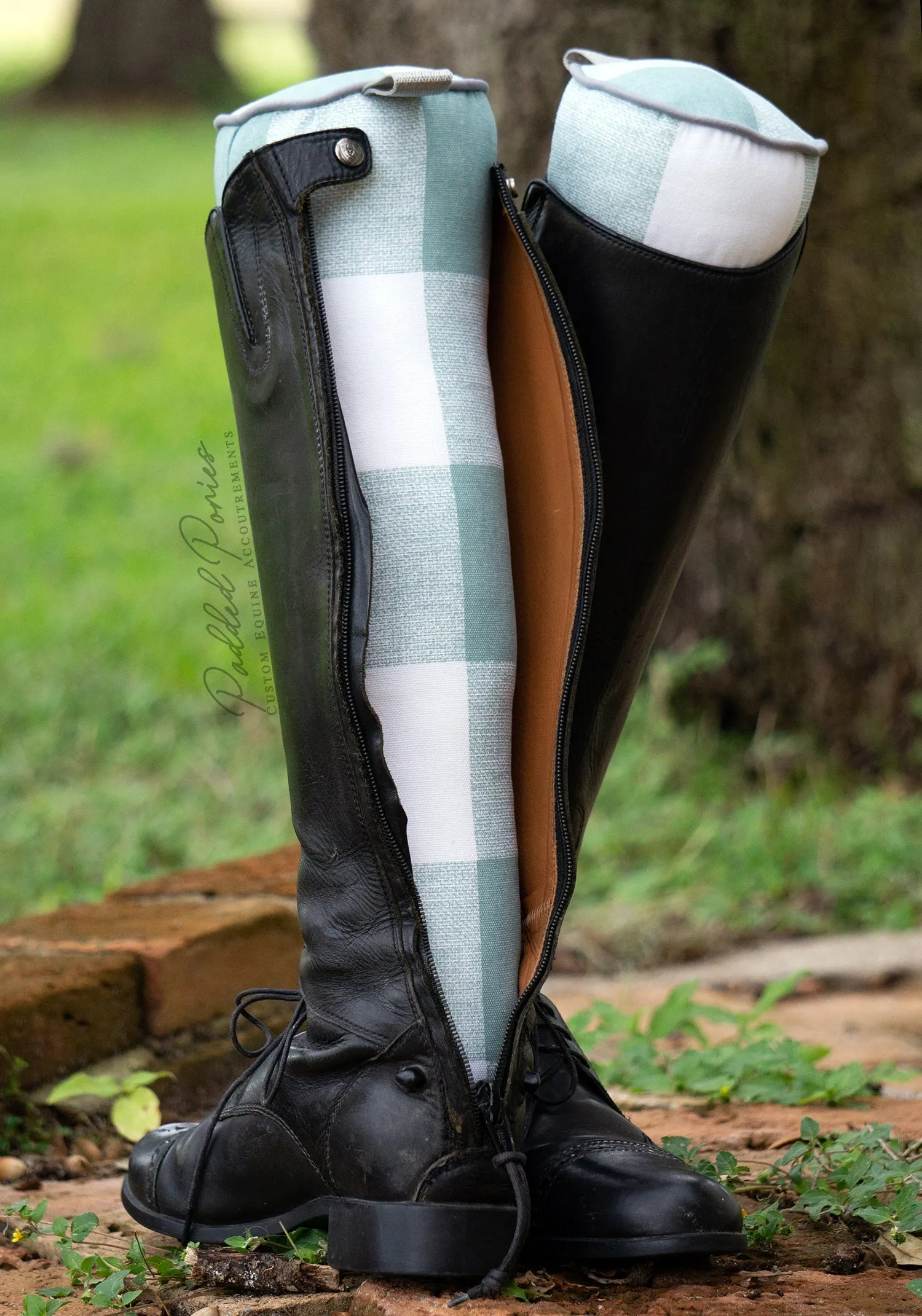 Custom Buffalo Plaid English Boot Trees