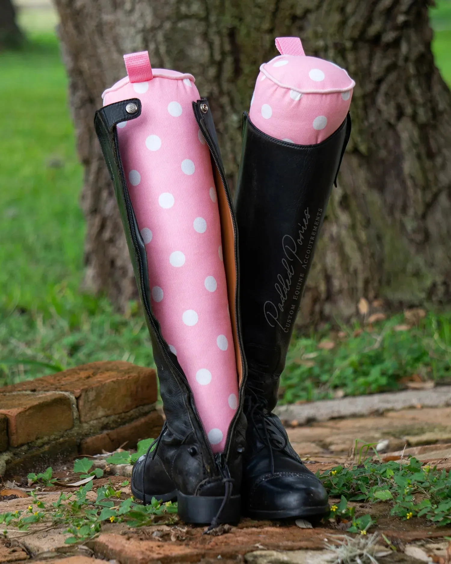 Custom Polka Dot Boot Trees