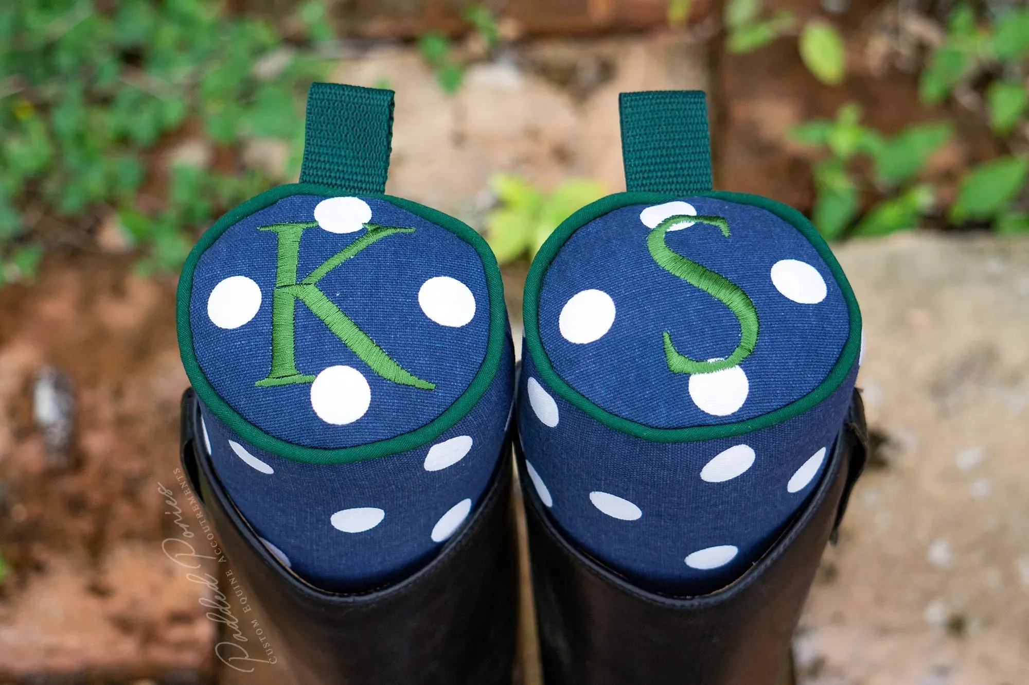 Custom Polka Dot Boot Trees