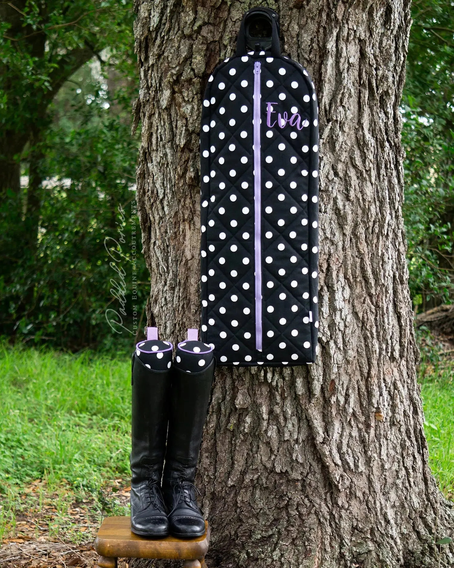 Custom Polka Dot Boot Trees