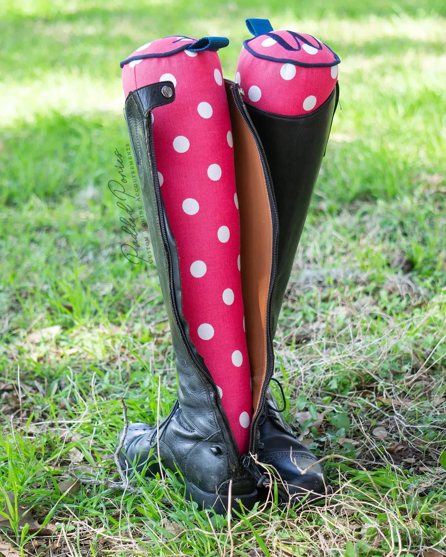 Custom Polka Dot Boot Trees