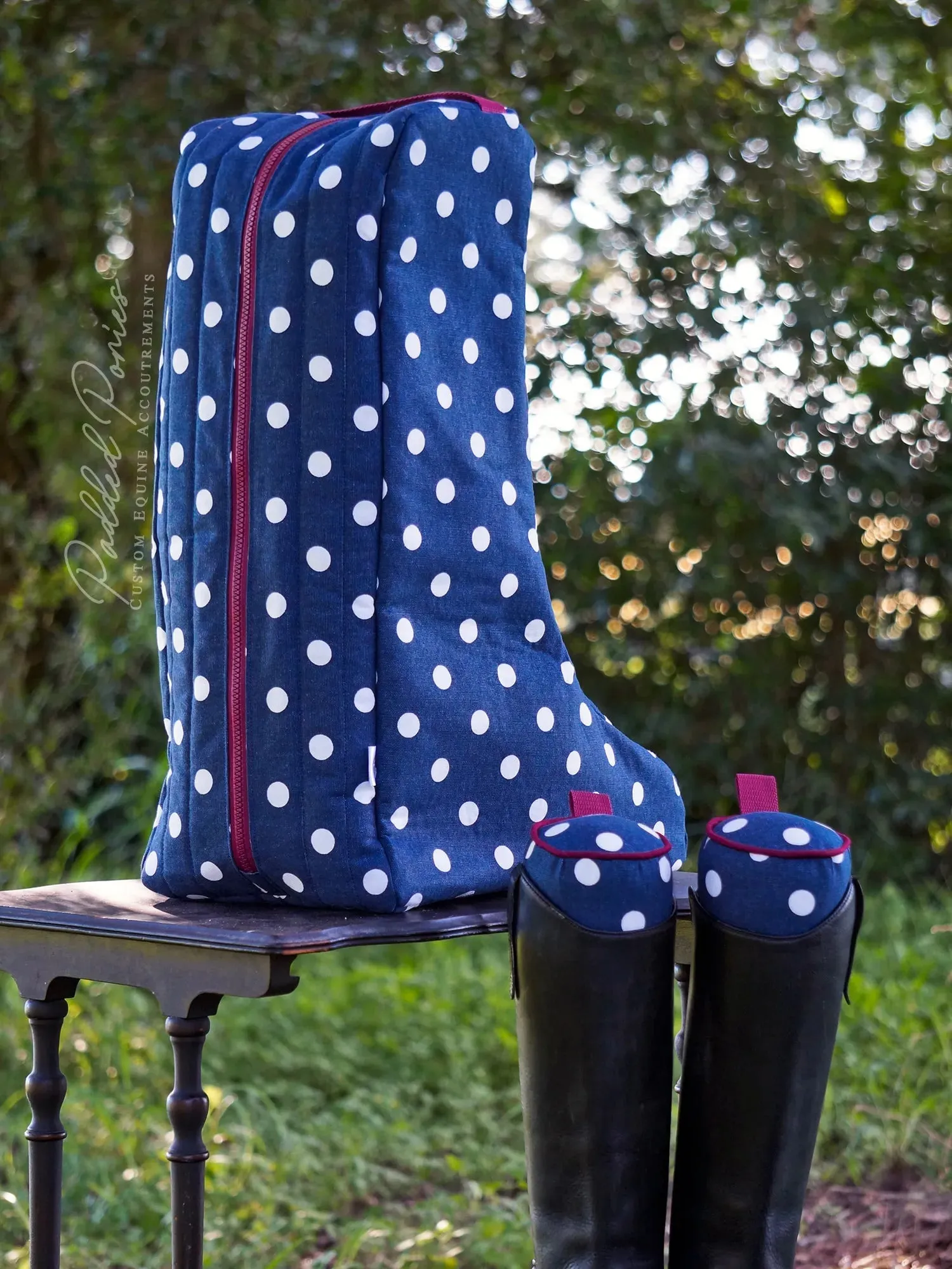 Custom Polka Dot Boot Trees