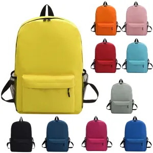 deanwangkt Cross-Border Elementary and Middle School Student Schoolbags Printed Logo Tutorial Training Cram School Double Backpack Children's Schoolbag Printing Pattern