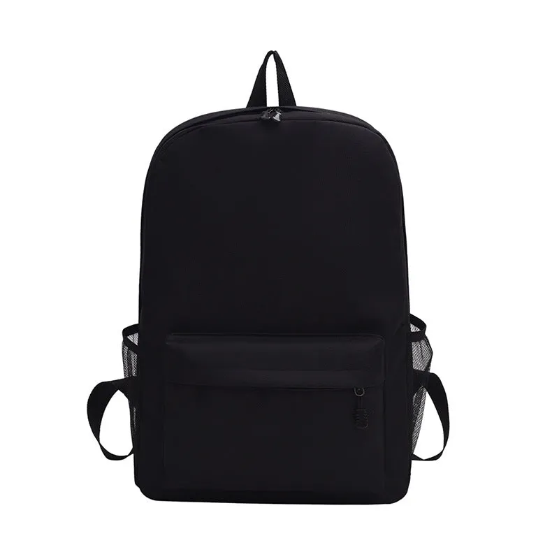 deanwangkt Cross-Border Elementary and Middle School Student Schoolbags Printed Logo Tutorial Training Cram School Double Backpack Children's Schoolbag Printing Pattern