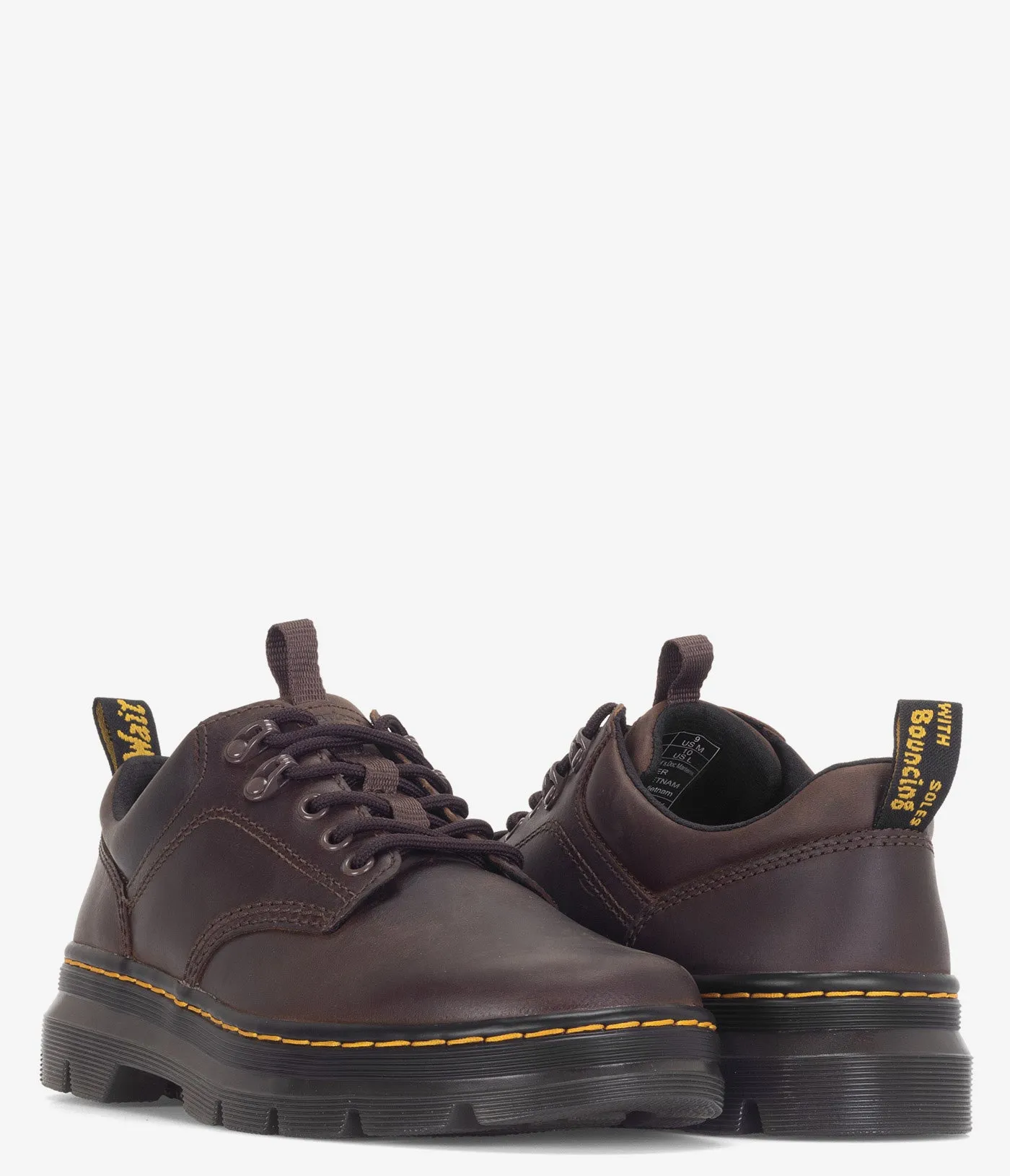 Optimized Title: Stylish Dr. Martens Reeder Utility Shoes in Durable Crazy Horse Leather