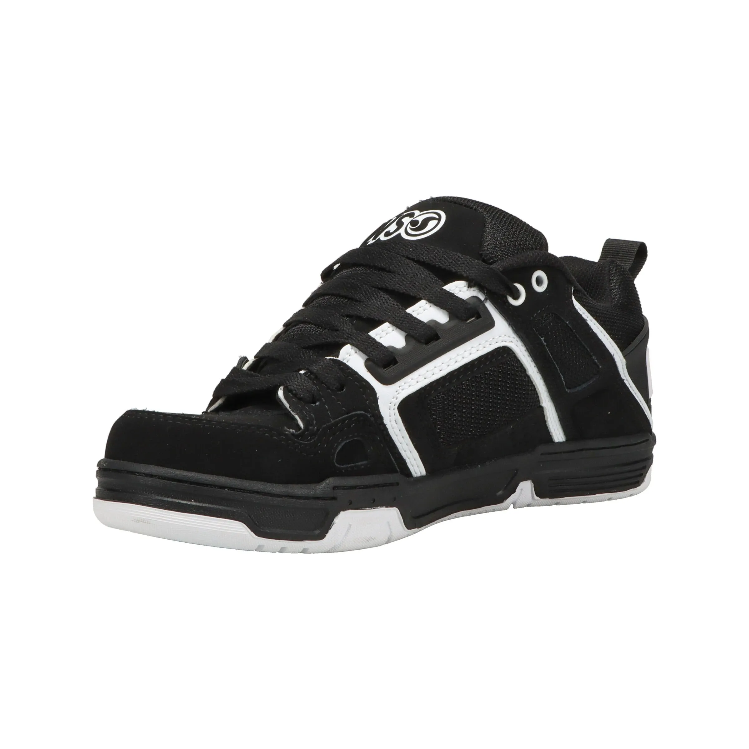 DVS Comanche Black White Leather