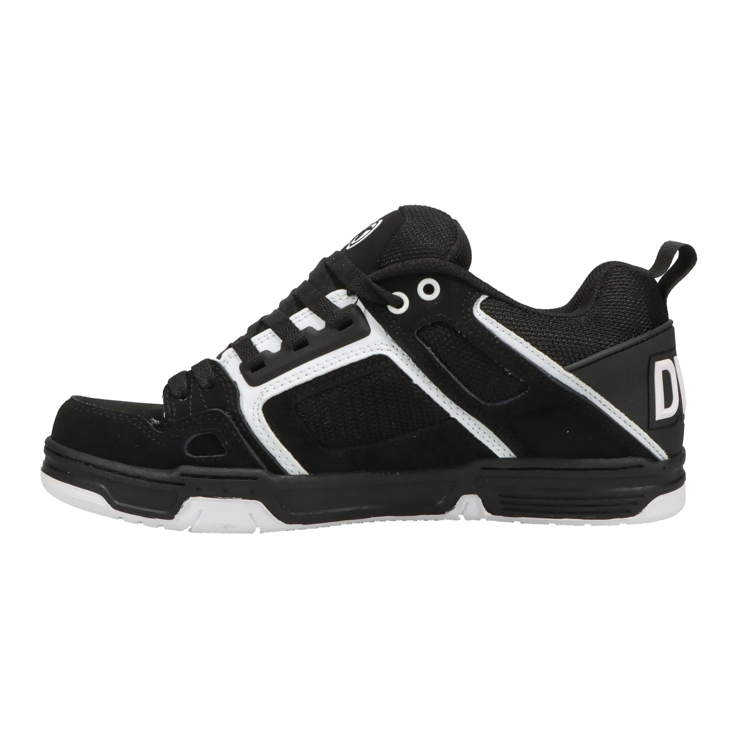 DVS Comanche Black White Leather