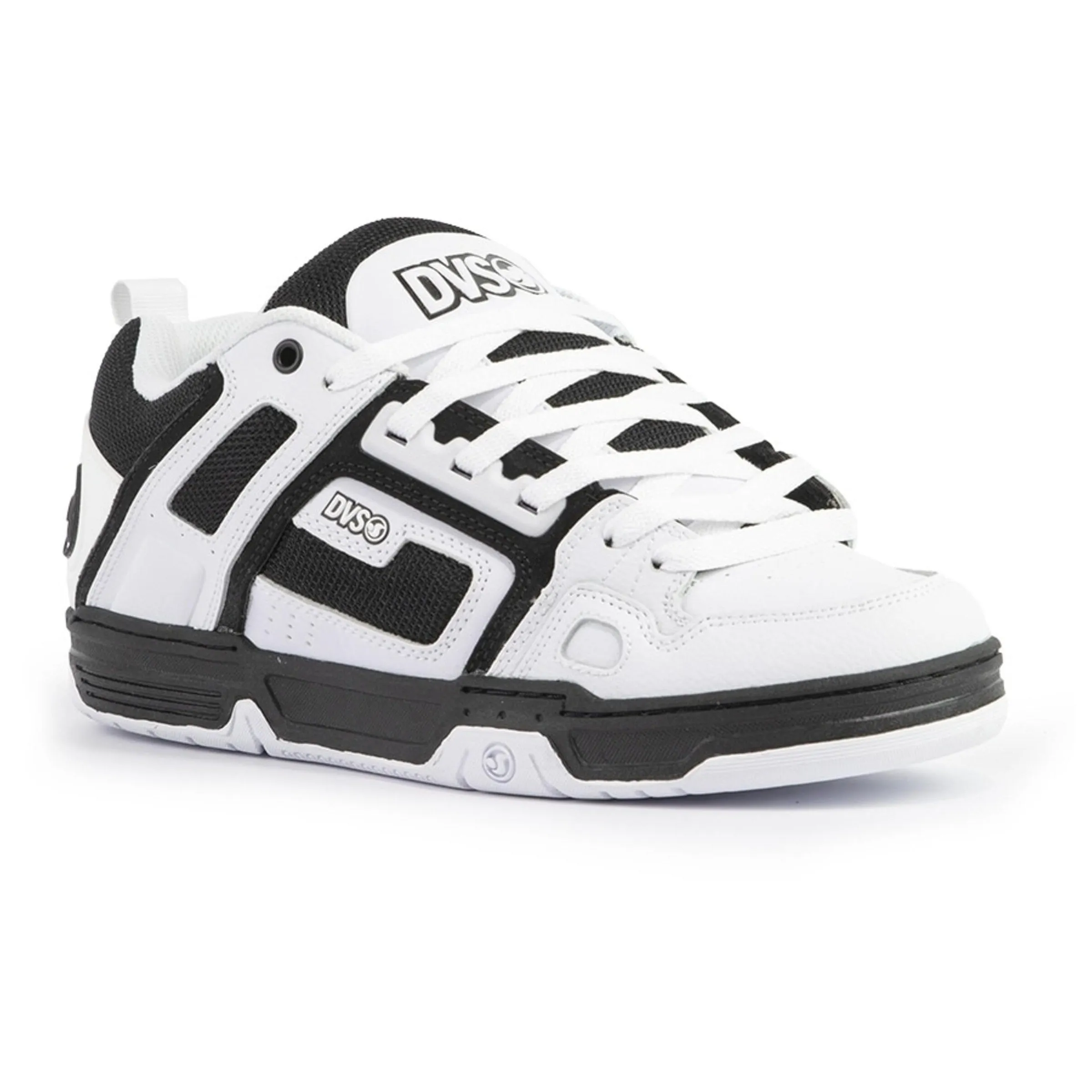 DVS Comanche White Black White Leather