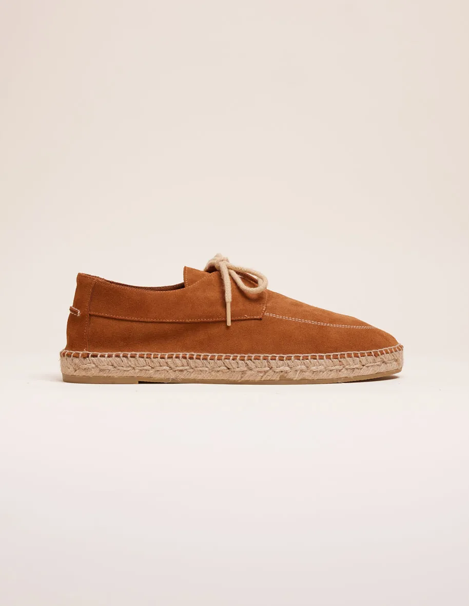 Espadrilles Charles - Suède cognac