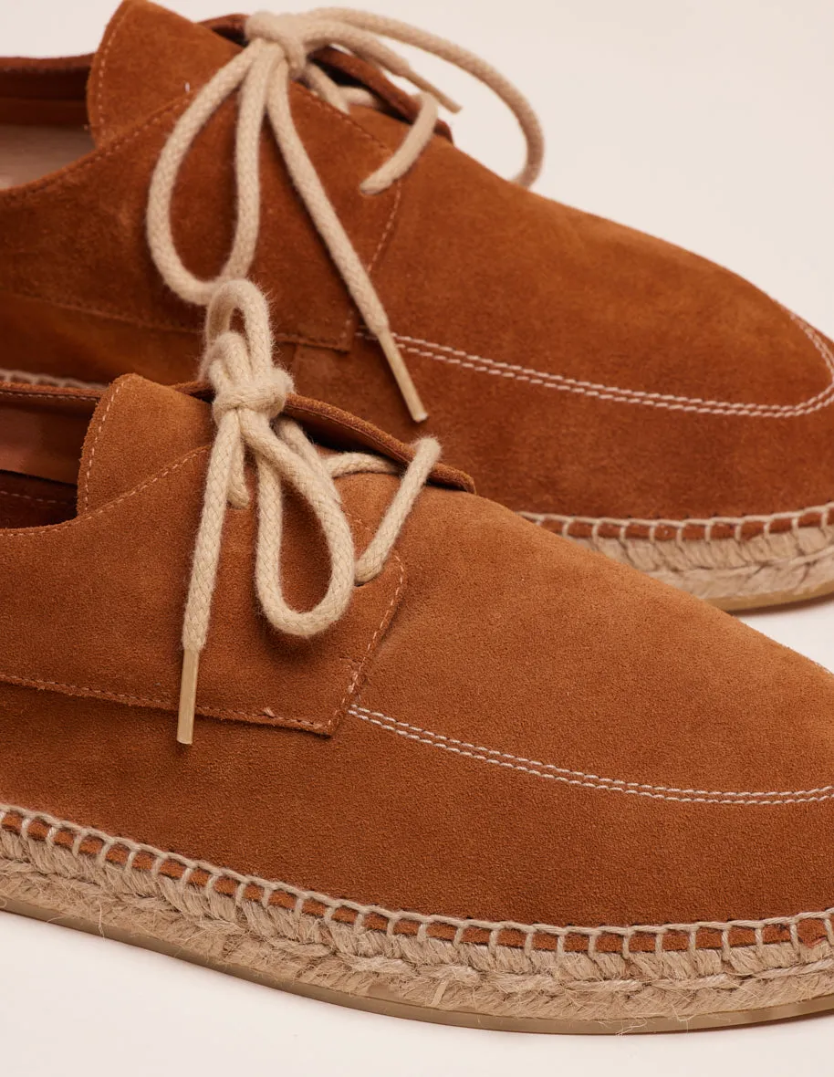 Espadrilles Charles - Suède cognac