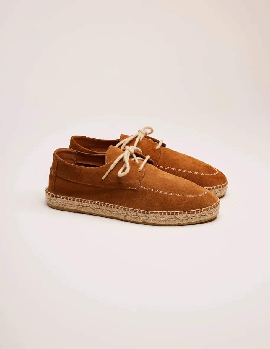 Espadrilles Charles - Suède cognac