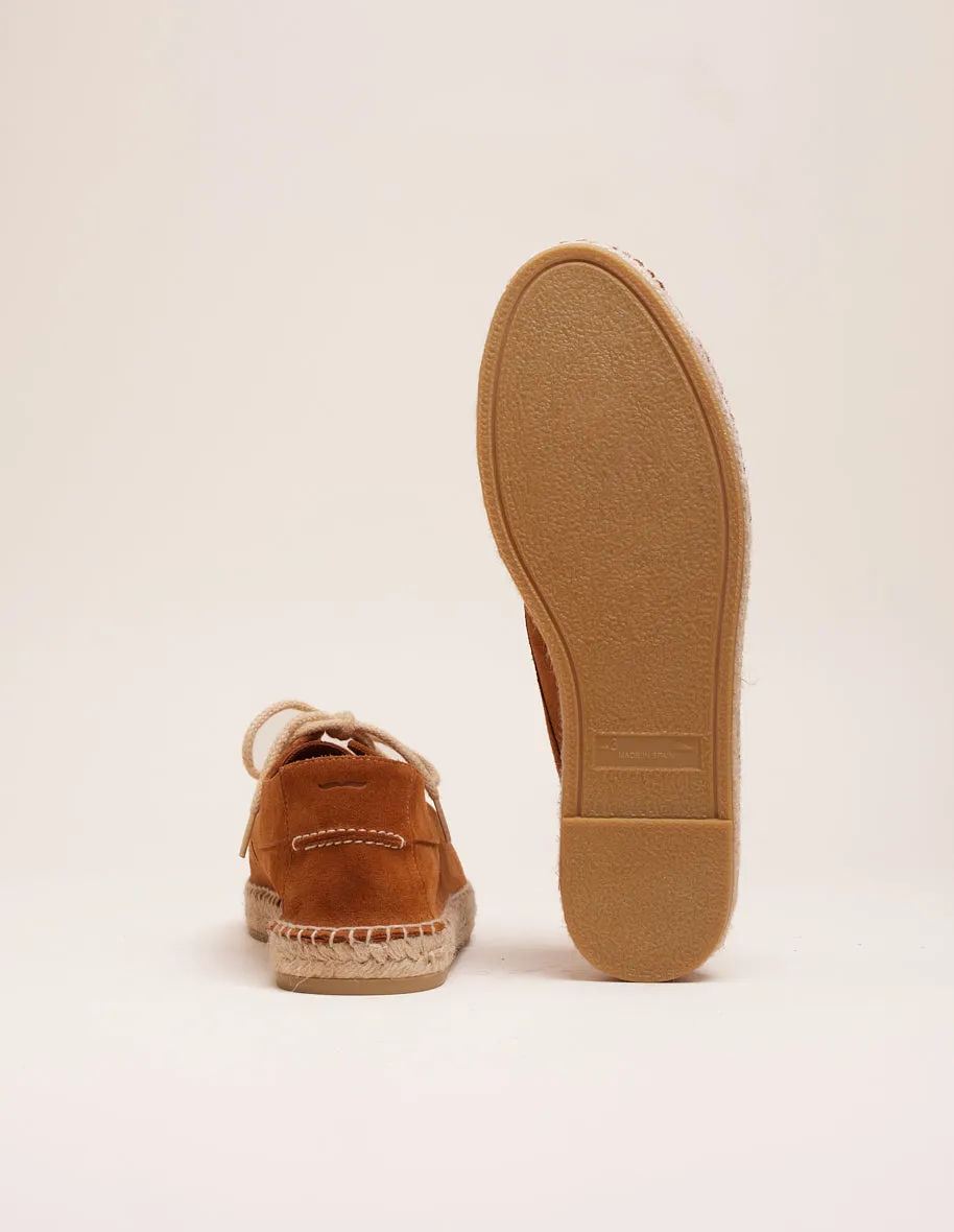 Espadrilles Charles - Suède cognac