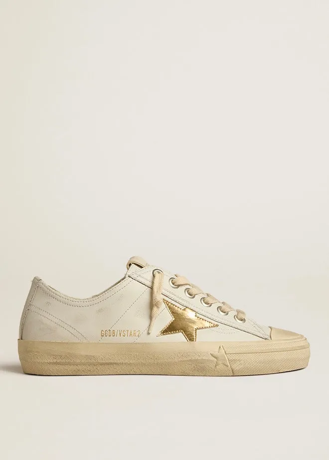 Golden Goose V-Star Leather Laminated Star