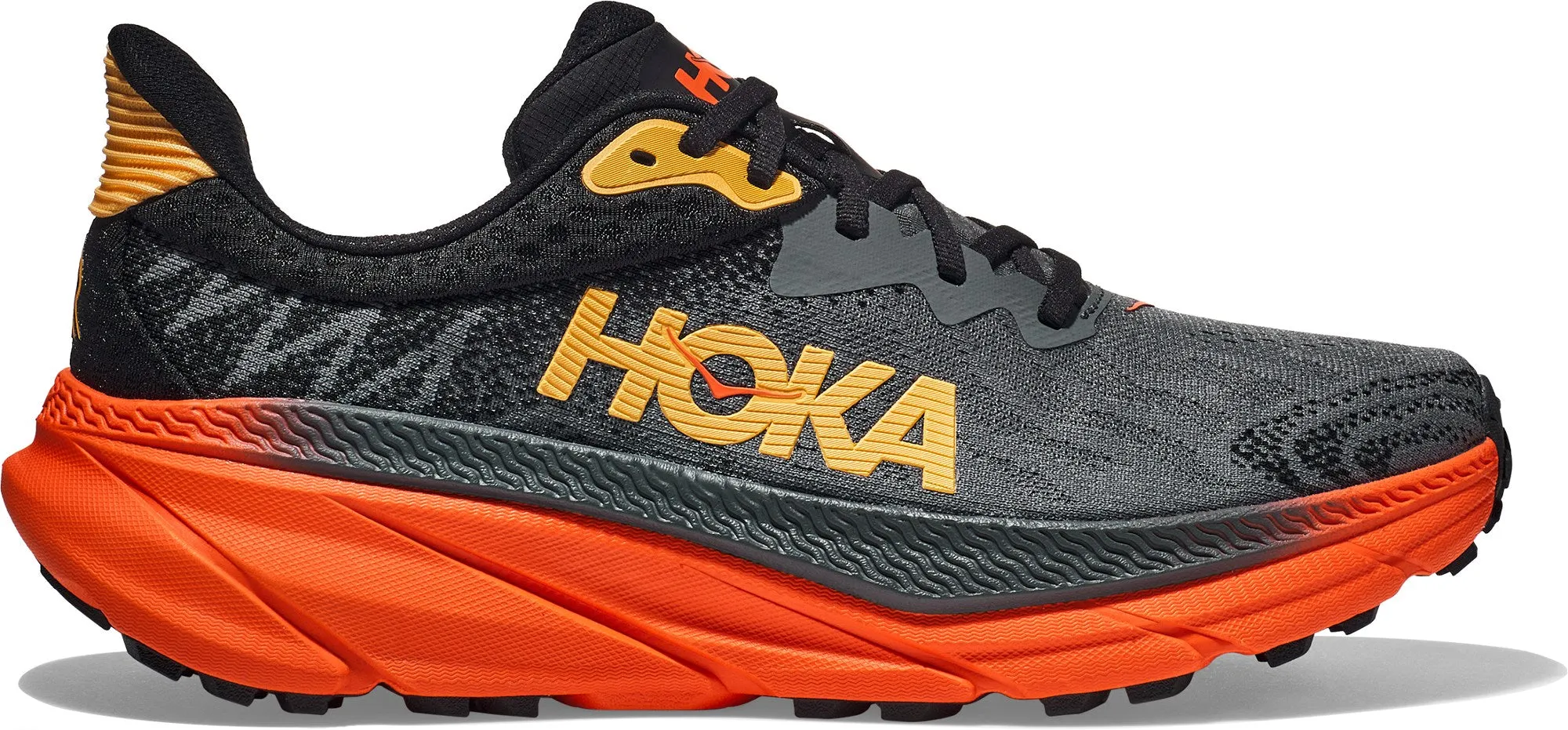 HOKA Men's Challenger 7 Trail Running Shoe, Gray