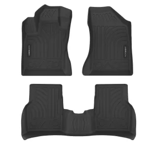 Jeep Compass 2017-2020 Floor Mats Custom Fit TPE Carpets Liners 1st & 2nd Row Full Set