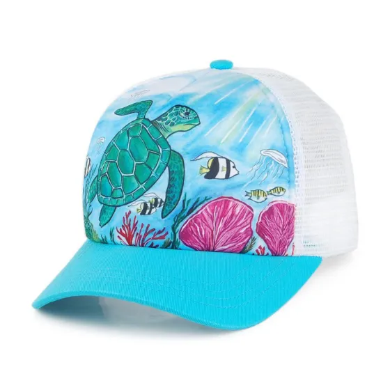 Kids Trucker Hat Sea Turtle