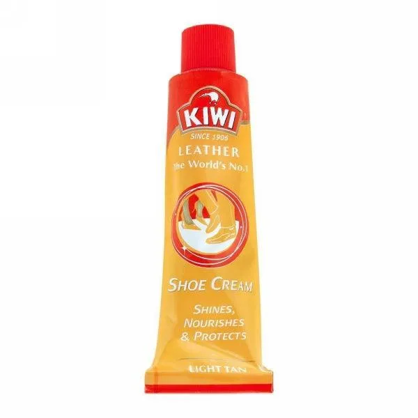 KIWI SHOE CREAM TUBE LIGHT TAN 45ML