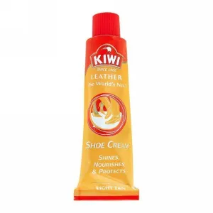 KIWI SHOE CREAM TUBE LIGHT TAN 45ML