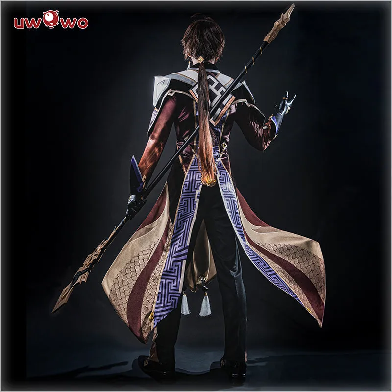 [Last Batch]【Special Discount】Uwowo Game Genshin Impact Geo Archon Morax Zhongli Cosplay Costume