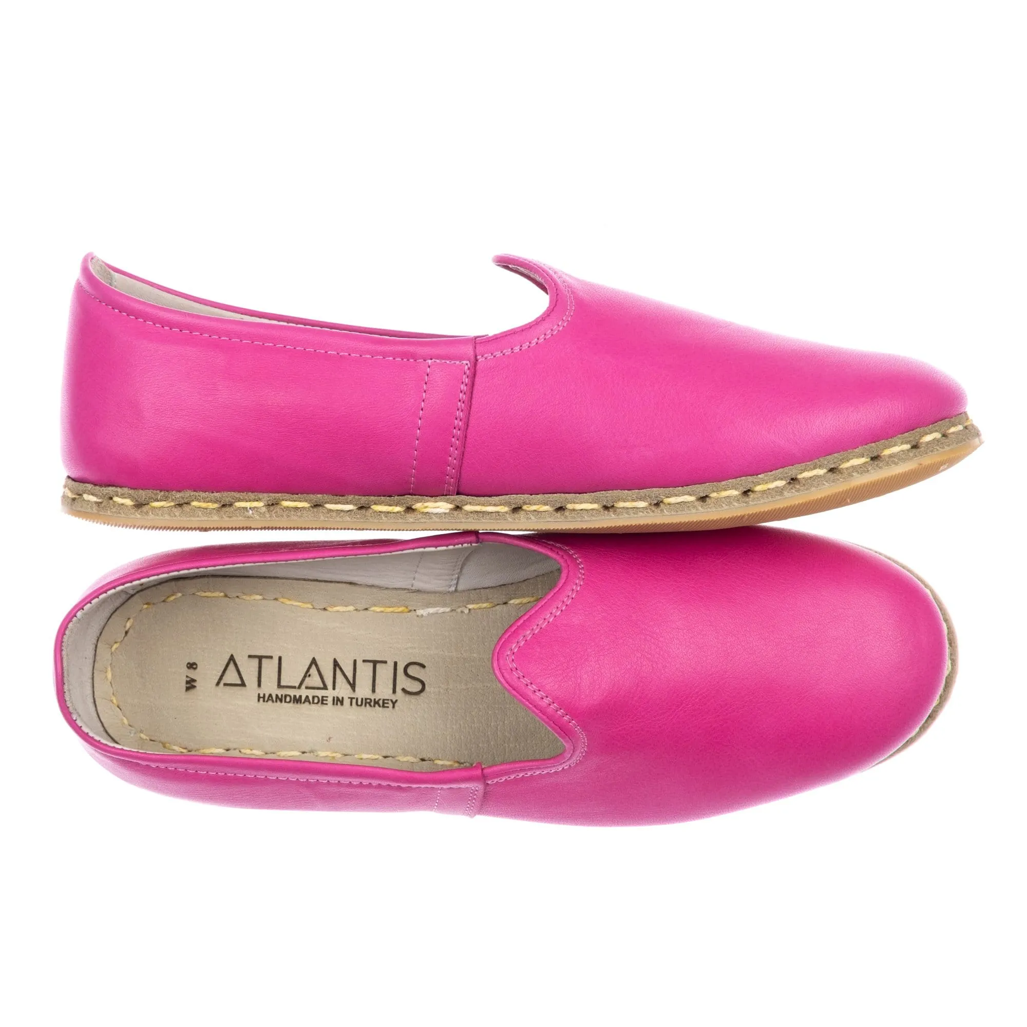 Men's Pink Slip On Shoes