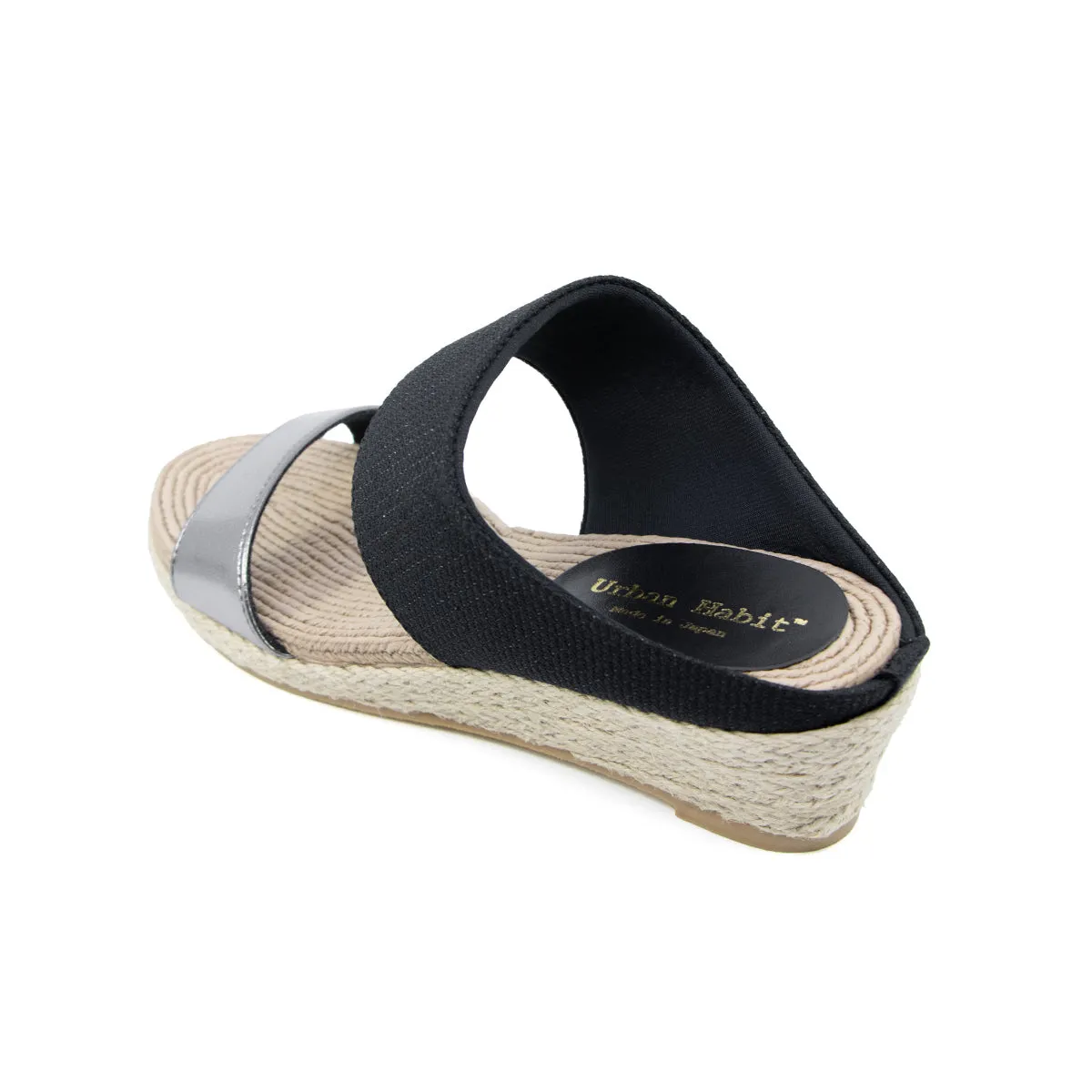 Mou2 Black 2-Ways Soft Espadrilles