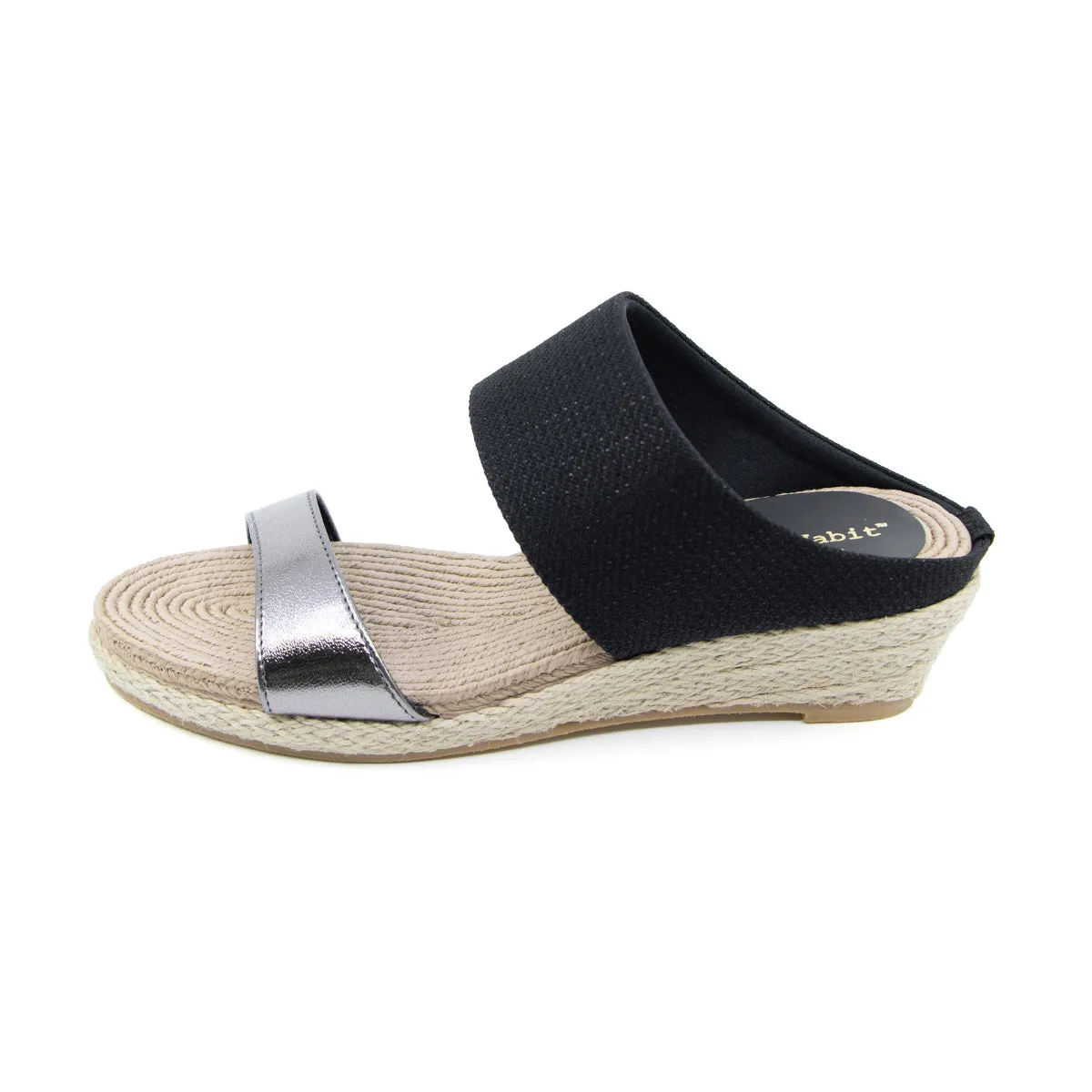 Mou2 Black 2-Ways Soft Espadrilles