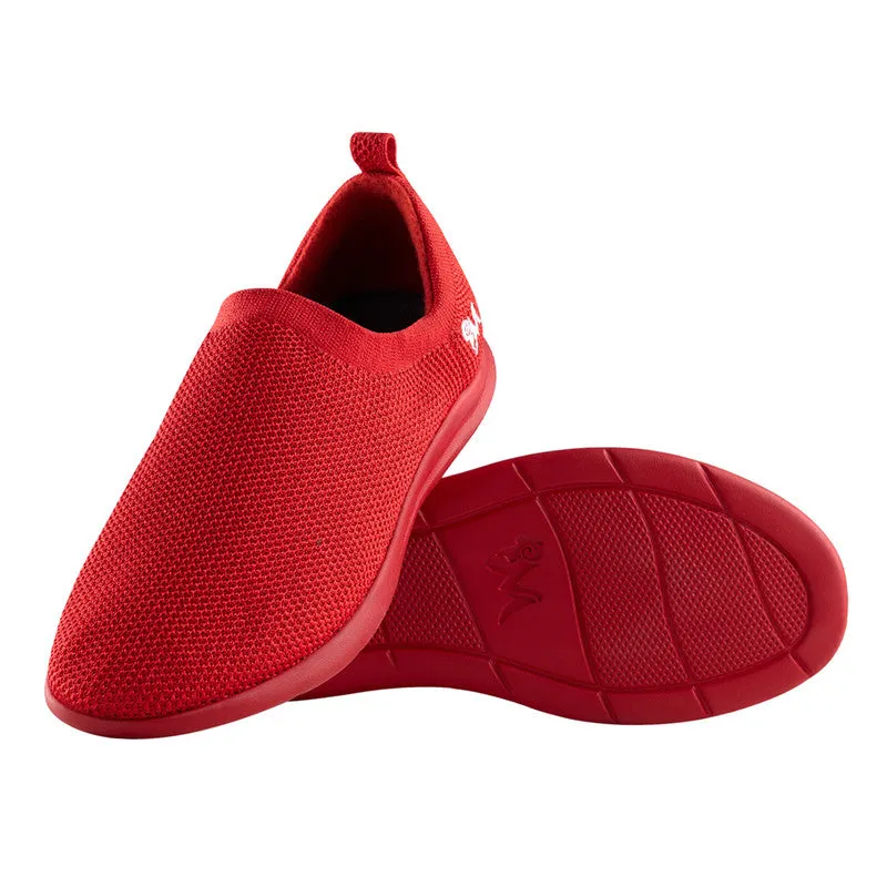 Neeman's ReLive Knit Slip On Sneakers | Fiery Red | Light-Weight & Comfortable