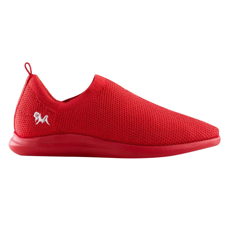 Neeman's ReLive Knit Slip On Sneakers | Fiery Red | Light-Weight & Comfortable