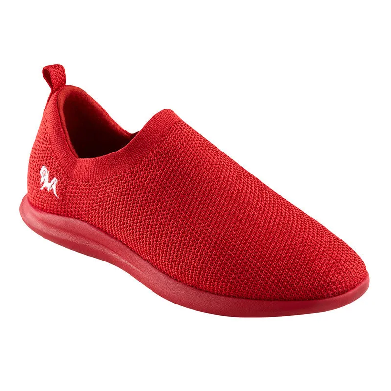 Neeman's ReLive Knit Slip On Sneakers | Fiery Red | Light-Weight & Comfortable