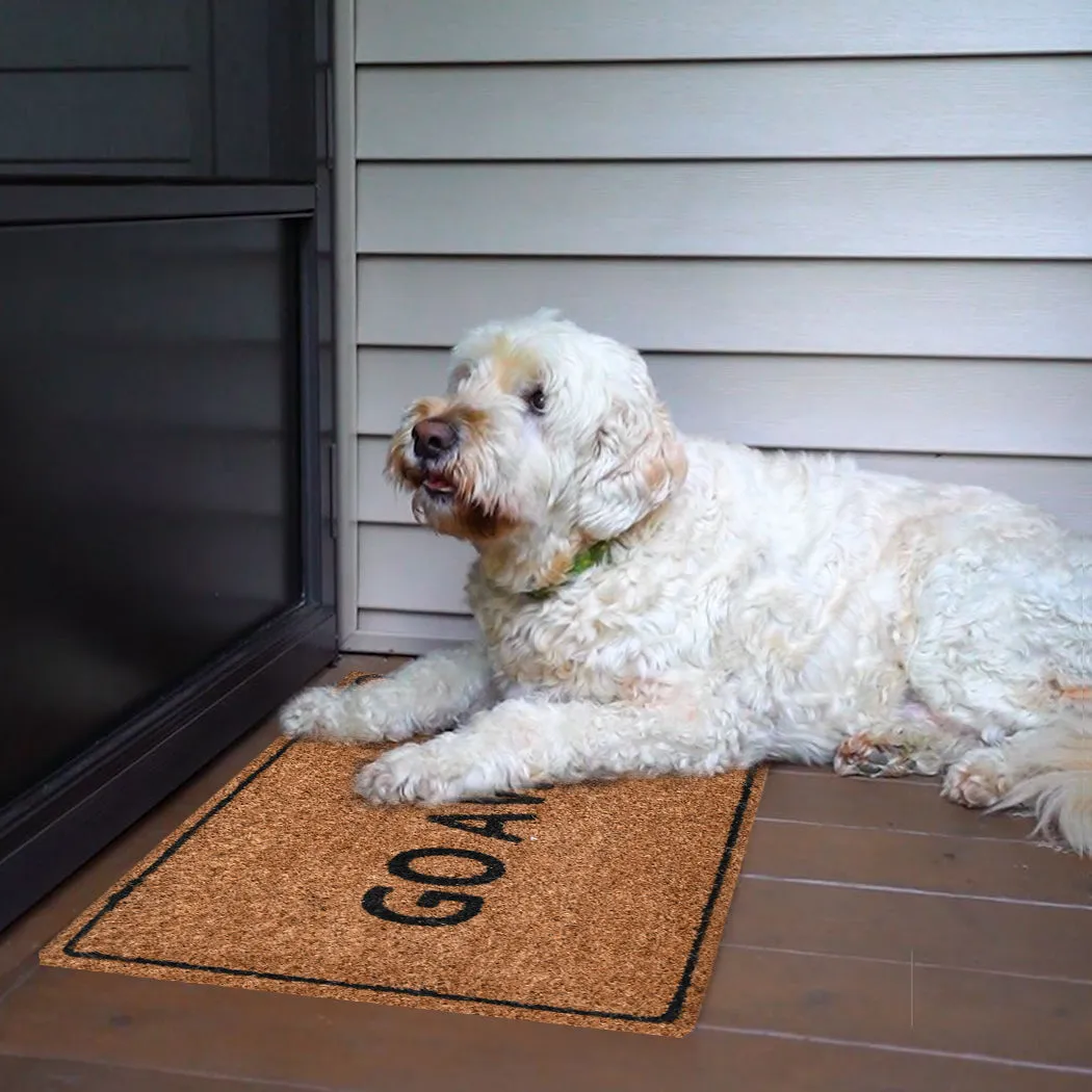 Ninamar Door Mat "Go Away" Natural Coir – 29.5 x 17.5 inch