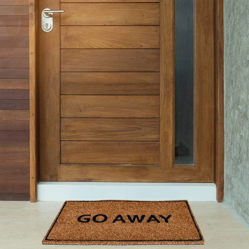 Ninamar Door Mat "Go Away" Natural Coir – 29.5 x 17.5 inch