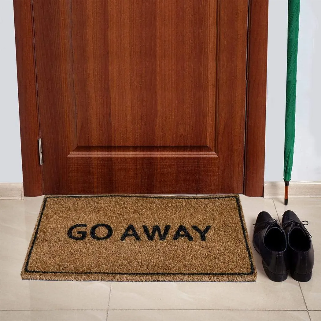 Ninamar Door Mat "Go Away" Natural Coir – 29.5 x 17.5 inch