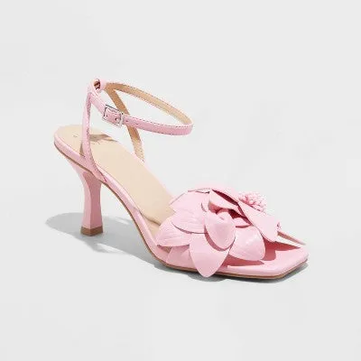 Open Box - Women's Antonette Heels - A New Day Pink 10