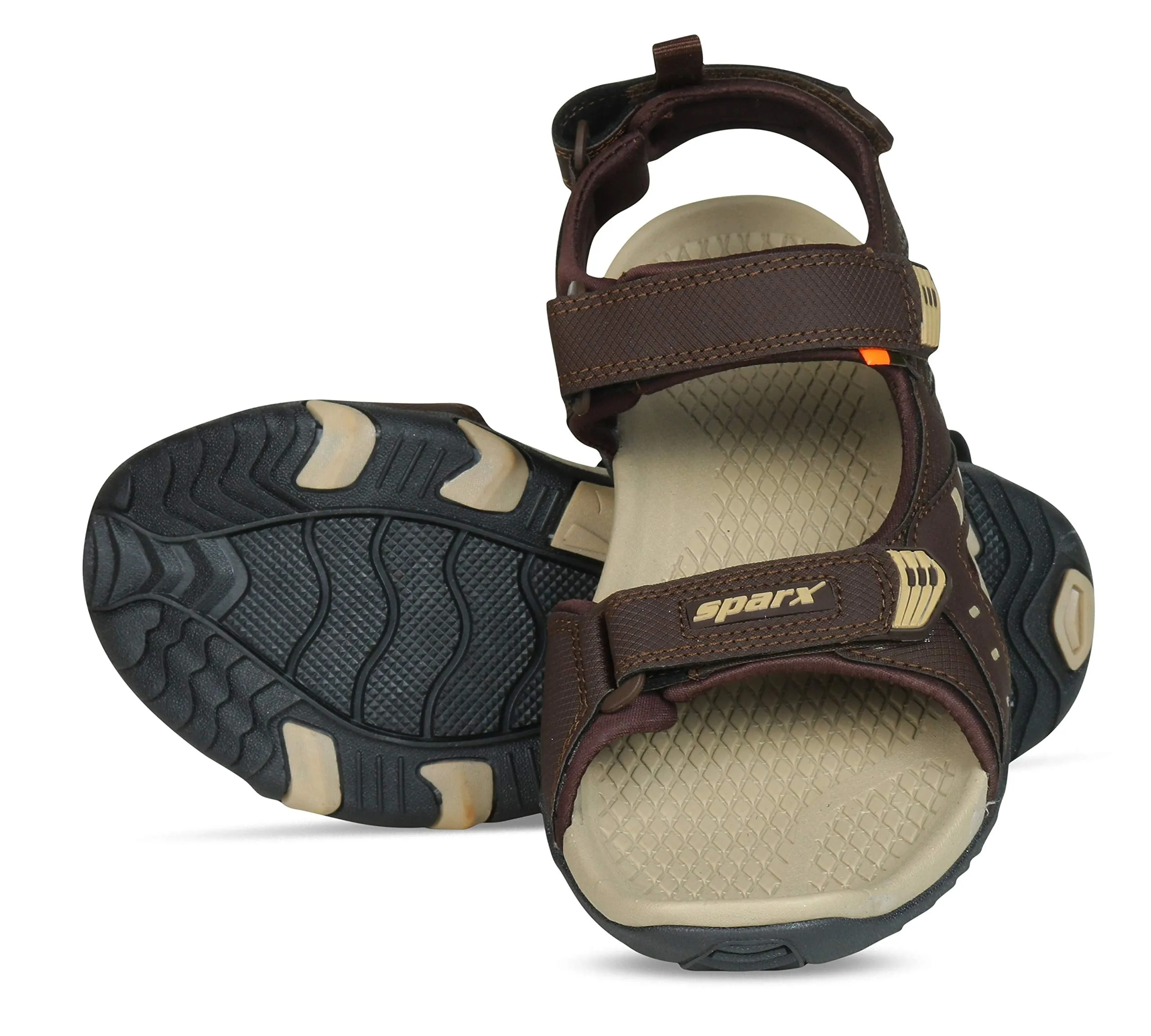 Sparx Mens Ss0485g Brown Beige Sandal - 6 UK (SS0485G_BRBG0006)