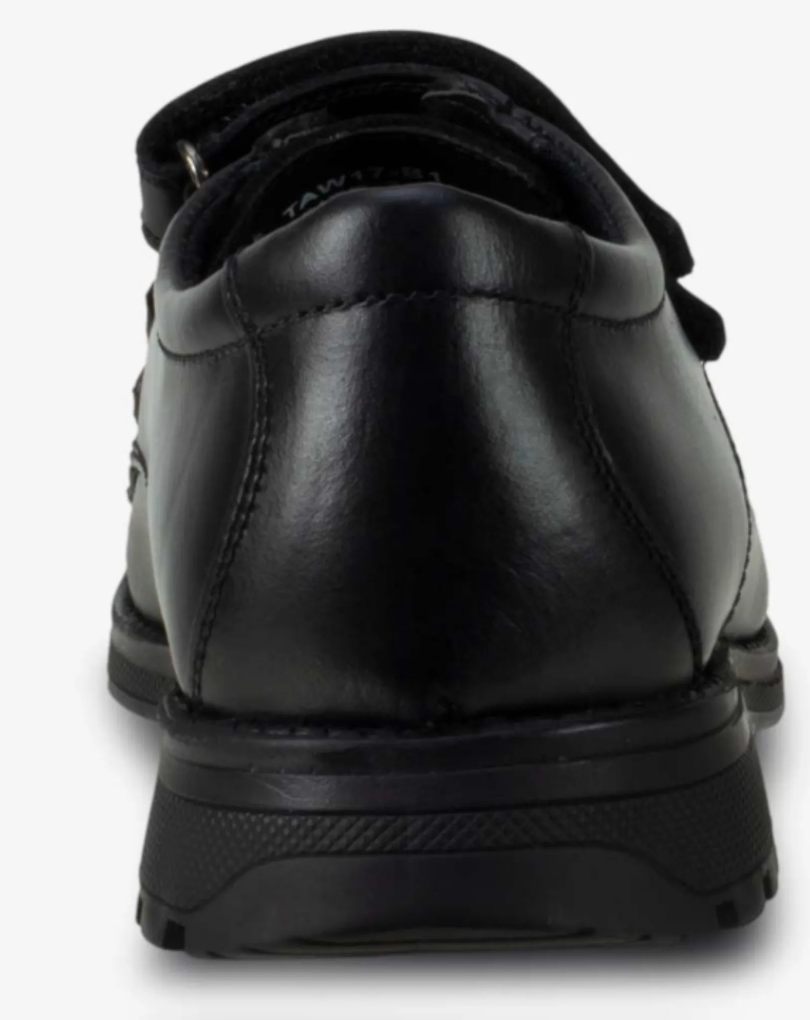 Term Class Double Strap Black School Shoes