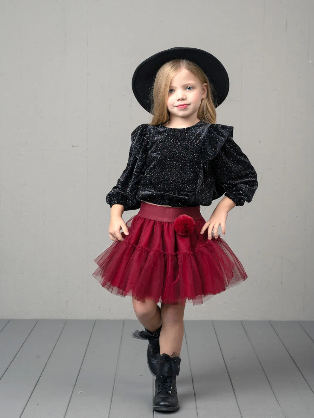 Tutu tulle skirt with glitter - BROOKE