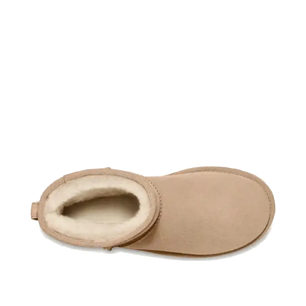 UGG Women's Classic Mini II Sheepskin Boot in Sand