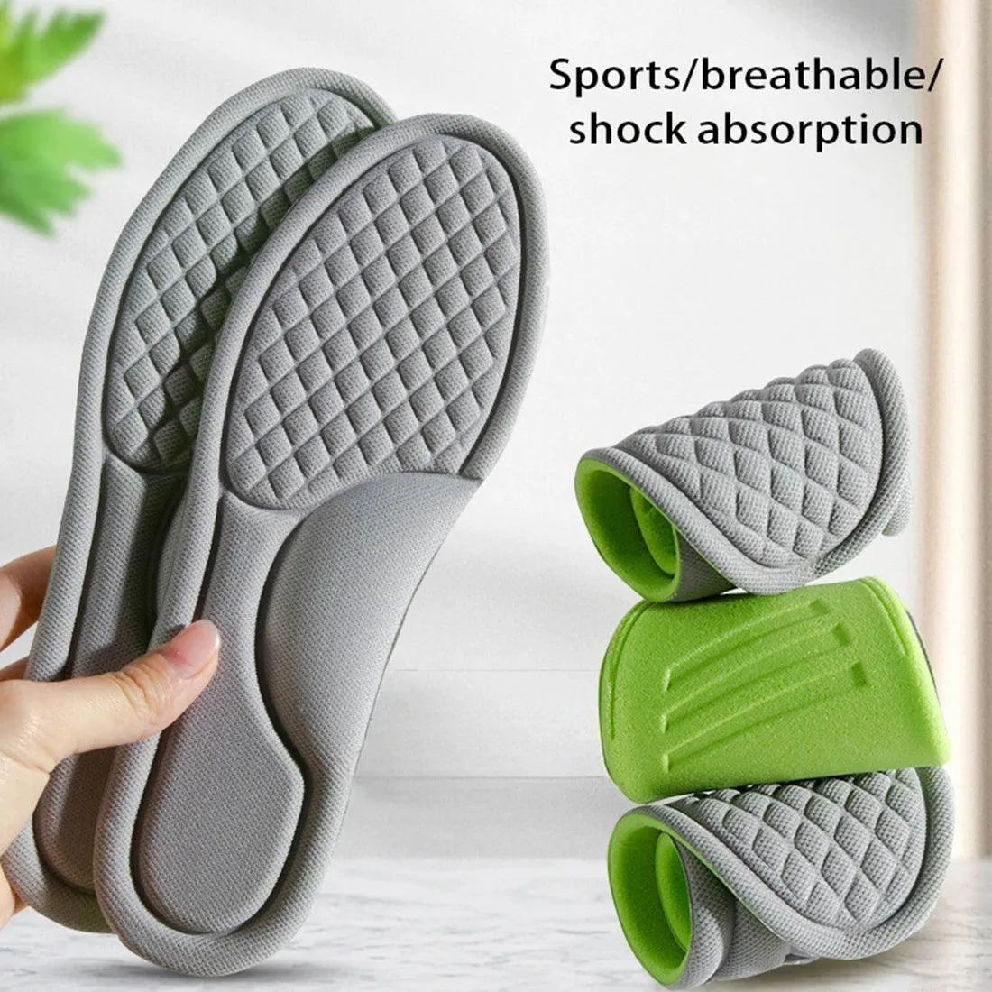 Ultimate Comfort Memory Foam Insoles for Sports and Everyday Use