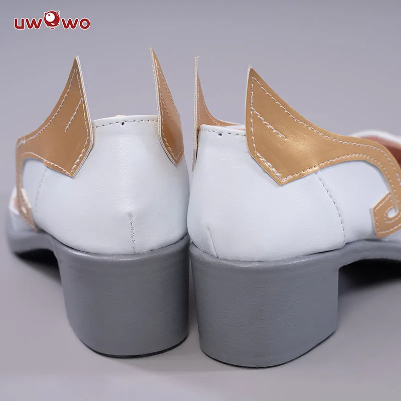 Uwowo Game Genshin Impact Cosplay Ganyu Plenilune Gaze Cosplay Shoes