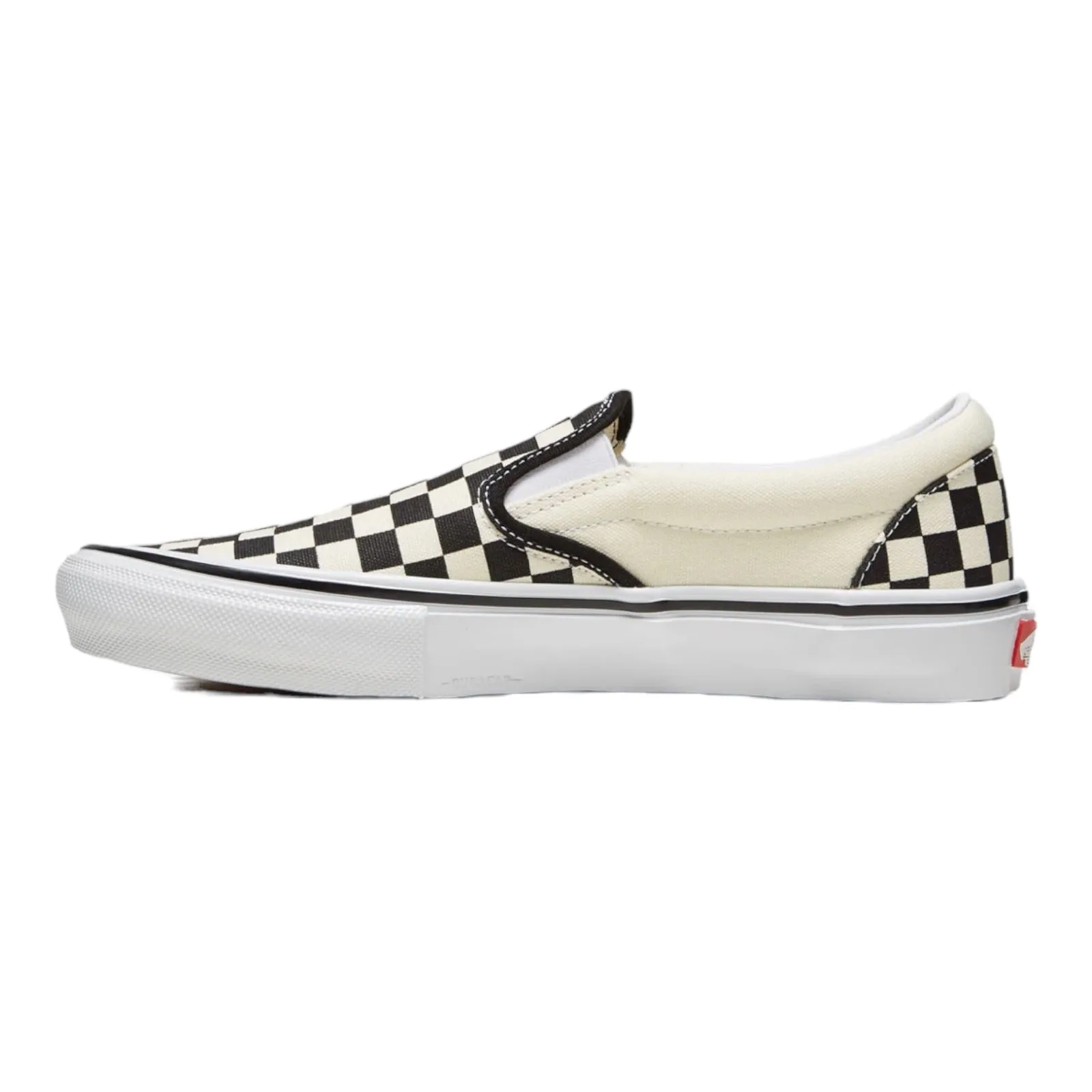 Vans Skate Slip-On Checkerboard Shoe Black/Off White