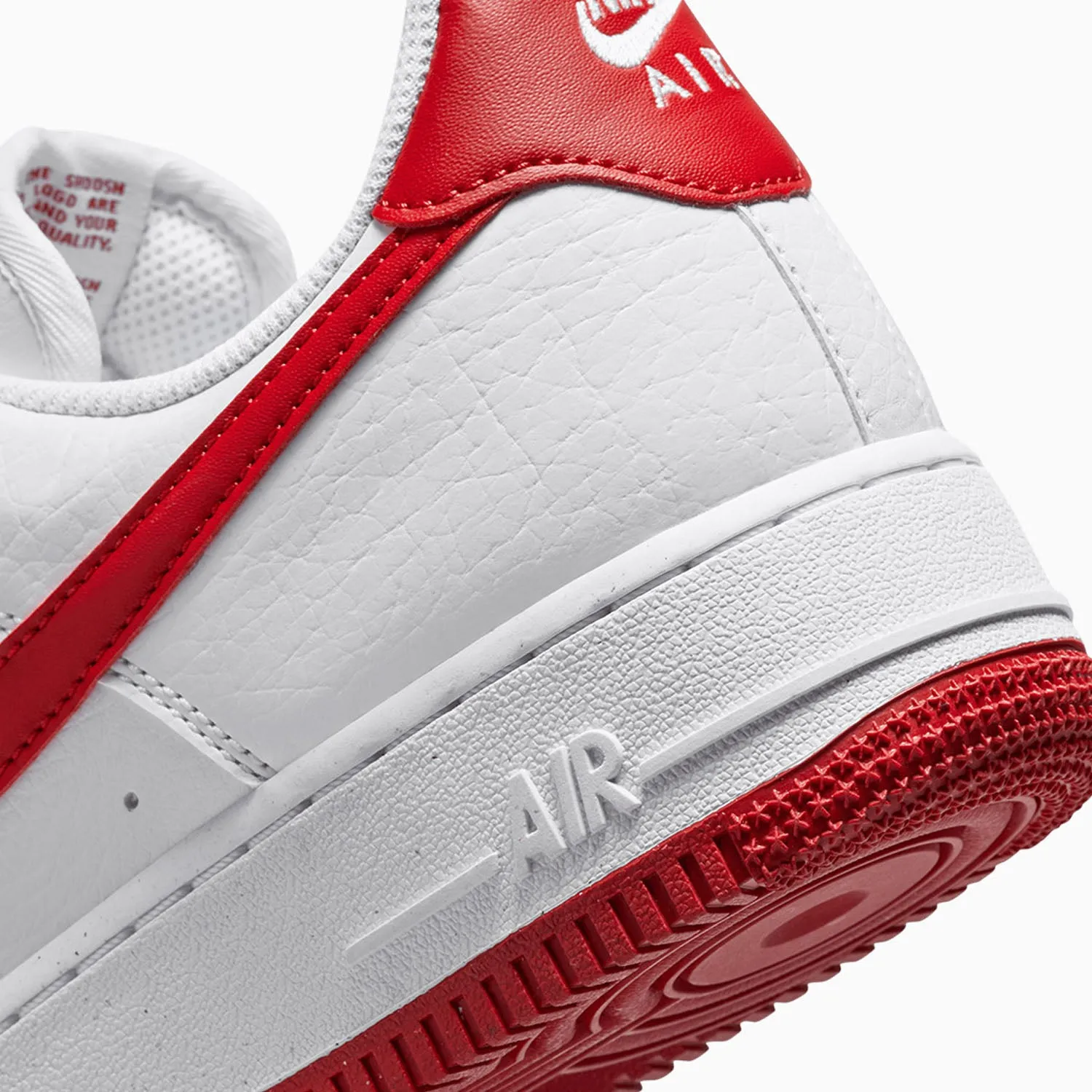 Women's Air Force 1 `07 Next Nature "White Gym Red"