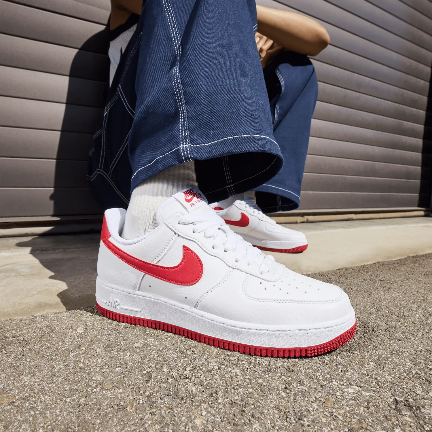 Women's Air Force 1 `07 Next Nature "White Gym Red"